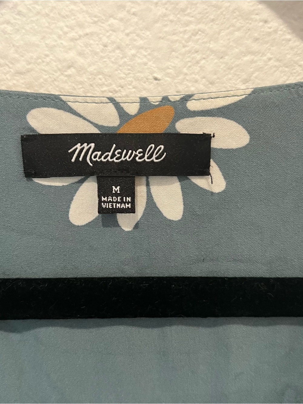 Madewell Teal Midi Dress with White Daisy Print medium casual school summer - Picture 4 of 10
